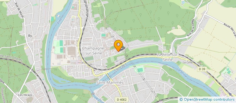 localisation de l'entreprise CGH  CHAMPAGNE-SUR-SEINE