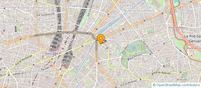 localisation de l'entreprise CGH  PARIS