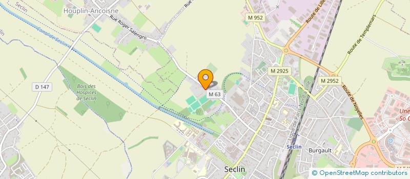 localisation de l'entreprise CGH INVEST  SECLIN