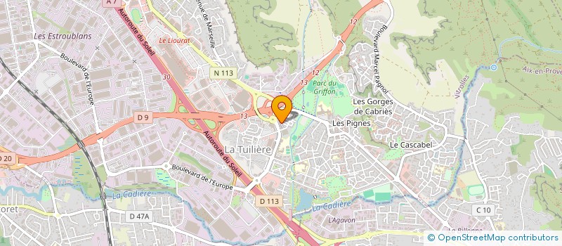 localisation de l'entreprise CGH TRANSPORT  VITROLLES