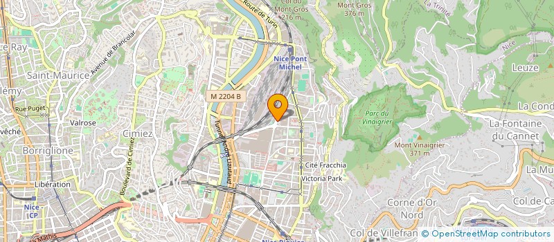 localisation de l'entreprise CGHL HOLDING  NICE