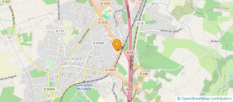 localisation de l'entreprise CGHM EVENT  SAINT-ANDRE-DE-CUBZAC