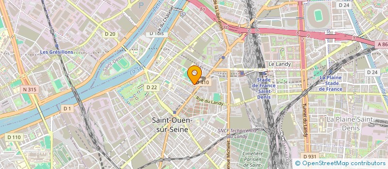 localisation de l'entreprise CGI à SAINT-OUEN-SUR-SEINE