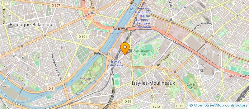 localisation de l'entreprise CGI CONSULTING  ISSY-LES-MOULINEAUX