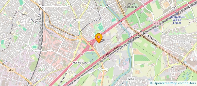 localisation de l'entreprise CGI ENERGIES à MONTPELLIER