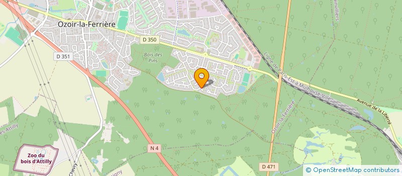 localisation de l'entreprise CGI HABITAT  OZOIR-LA-FERRIERE