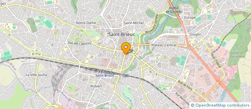 localisation de l'entreprise CGI ONE à SAINT-BRIEUC