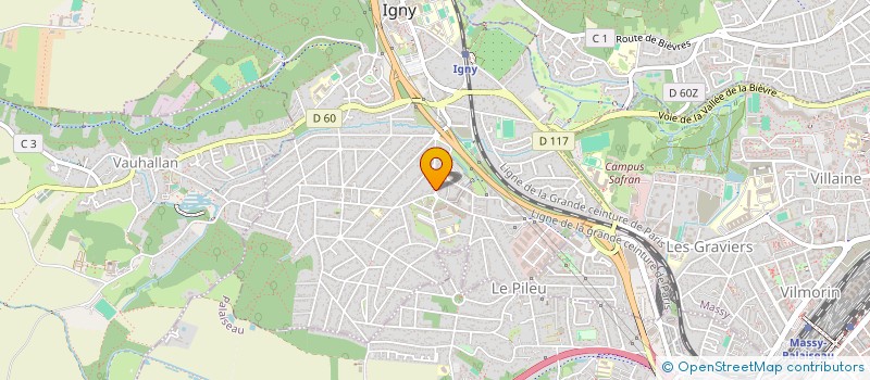 localisation de l'entreprise CGIB IMMO  IGNY