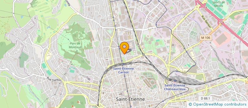 localisation de l'entreprise CGIC CONSEIL GEST INFOR CONCEP à SAINT-ETIENNE