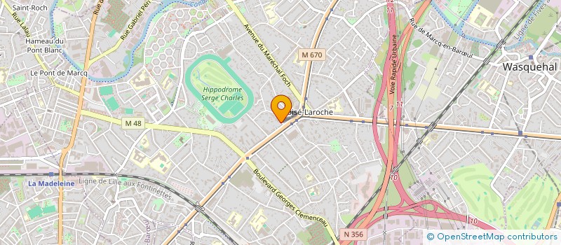 localisation de l'entreprise CGIFIN à MARCQ-EN-BARŒUL
