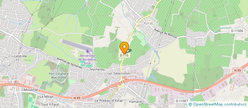 localisation de l'entreprise CGIM  YVRAC