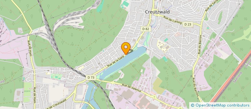 localisation de l'entreprise CGJ  CREUTZWALD