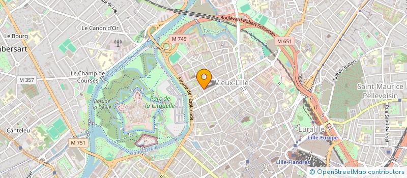localisation de l'entreprise CGJ INVEST à LILLE