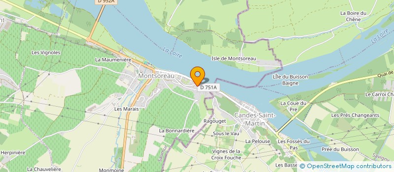 localisation de l'entreprise CGJA  MONTSOREAU
