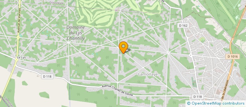 localisation de l'entreprise CGJD INTERNATIONAL  LAMORLAYE