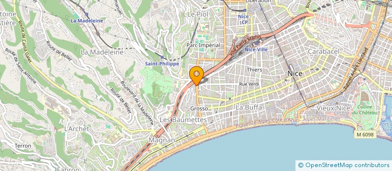 localisation de l'entreprise CGJM  NICE