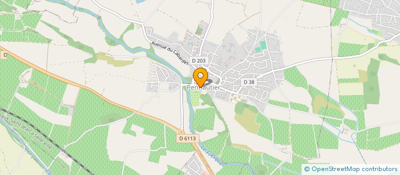 localisation de l'entreprise CGJS  PENNAUTIER