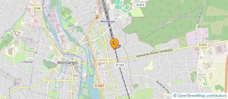 localisation de l'entreprise CGL à MONTARGIS