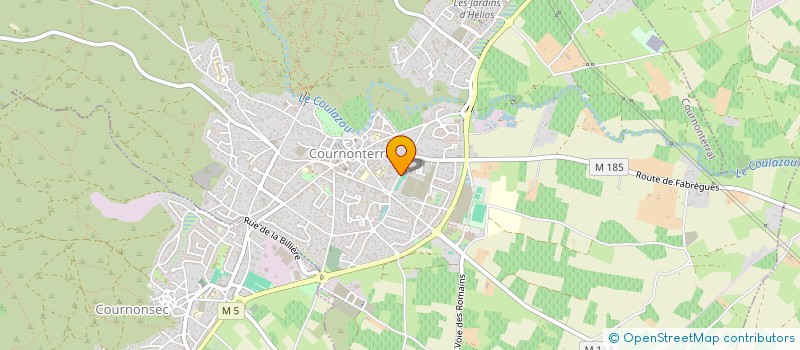 localisation de l'entreprise CGL  COURNONTERRAL