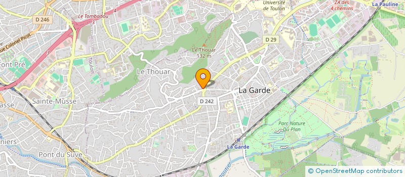 localisation de l'entreprise CGL à HYERES