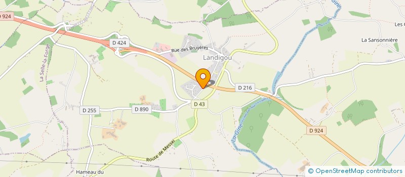 localisation de l'entreprise CGL à ATHIS-VAL DE ROUVRE