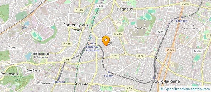 localisation de l'entreprise CGL à FONTENAY-AUX-ROSES