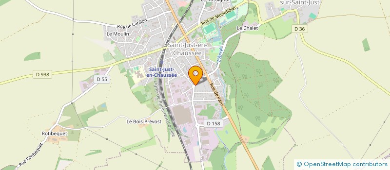 localisation de l'entreprise CGL AUTO  SAINT-JUST-EN-CHAUSSEE