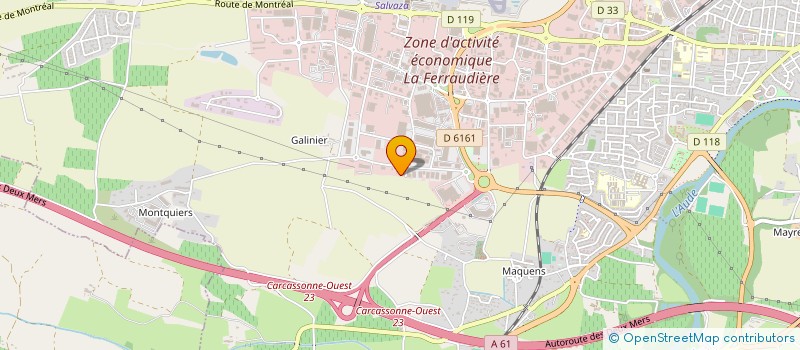 localisation de l'entreprise CGL DIET à CARCASSONNE