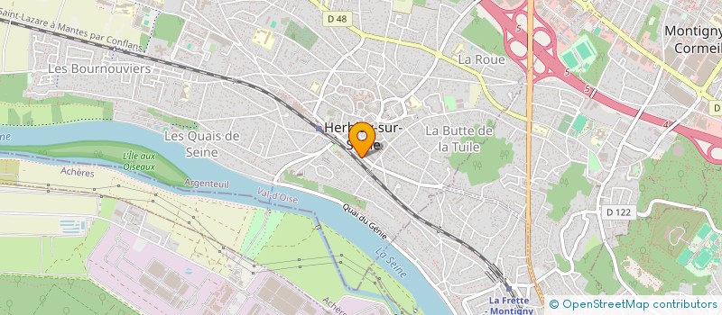 localisation de l'entreprise CGL IMPRESSION à HERBLAY-SUR-SEINE