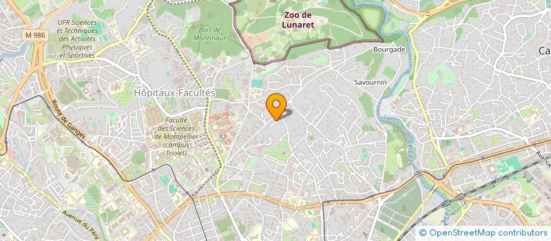 localisation de l'entreprise CGL PATRIMOINE à MONTPELLIER