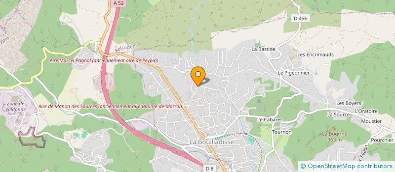 localisation de l'entreprise CGL RENOVATION  LA BOUILLADISSE