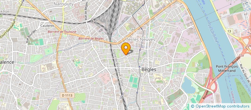 localisation de l'entreprise CGLB à BEGLES