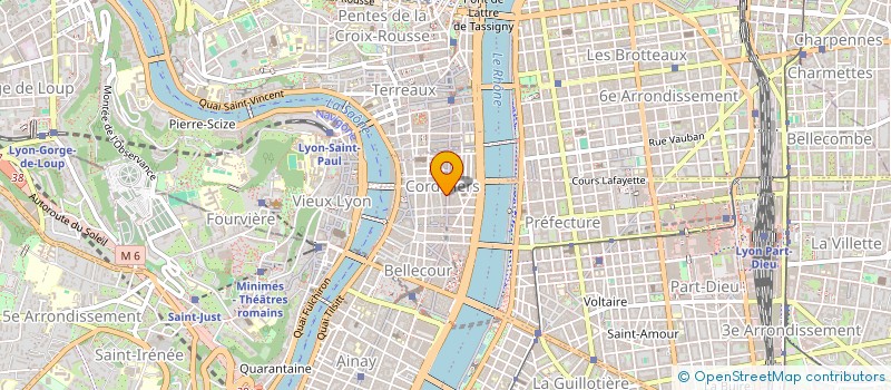 localisation de l'entreprise CGLB  LYON