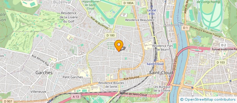 localisation de l'entreprise CGLP à SAINT-CLOUD