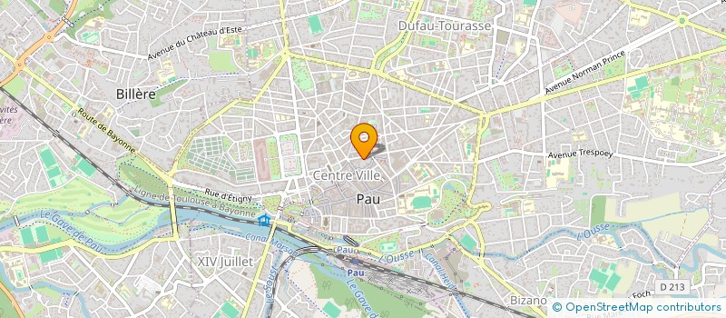 localisation de l'entreprise CGLS 64 à PAU