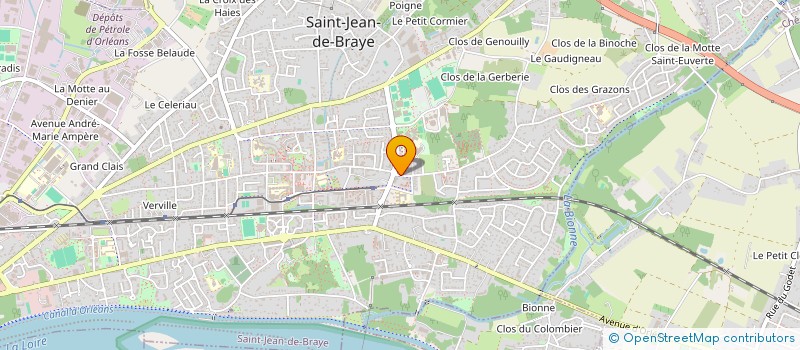 localisation de l'entreprise CGLT FAMILY à SAINT-JEAN-DE-BRAYE