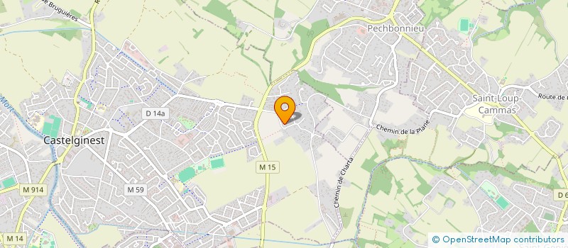 localisation de l'entreprise CGLV  CASTELGINEST