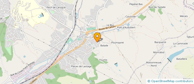 localisation de l'entreprise CGM à PONT-DU-CASSE
