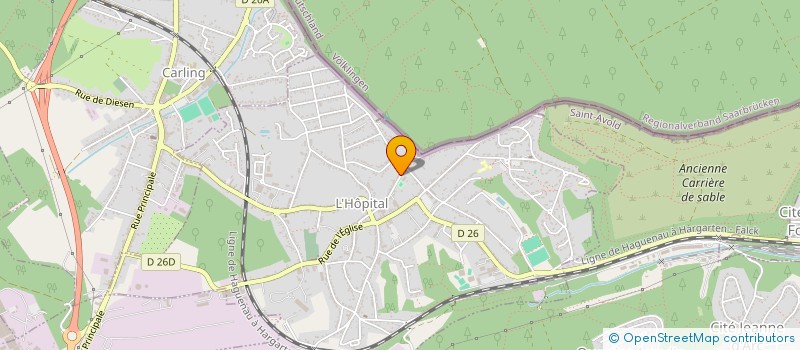 localisation de l'entreprise CGM  L'HOPITAL