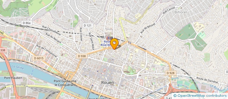 localisation de l'entreprise CGM à ROUEN