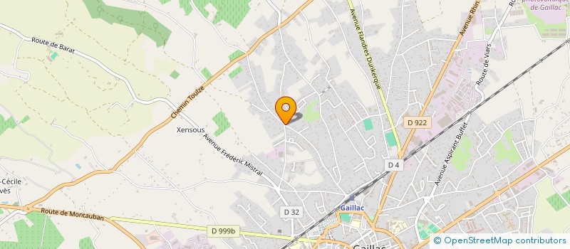 localisation de l'entreprise CGM à GAILLAC