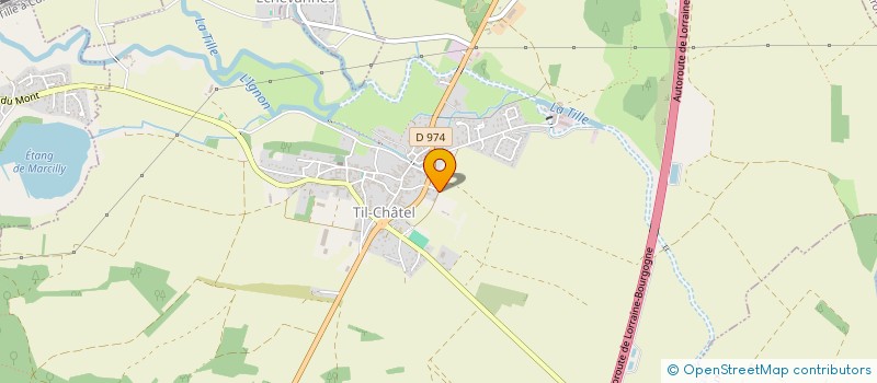 localisation de l'entreprise CGM  TIL-CHATEL