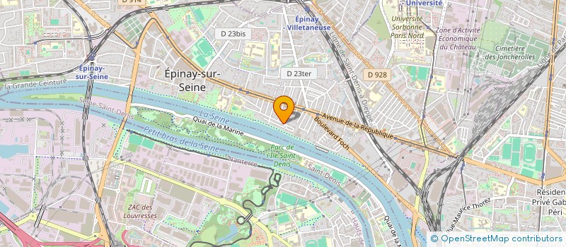 localisation de l'entreprise CGM-BAT à EPINAY-SUR-SEINE
