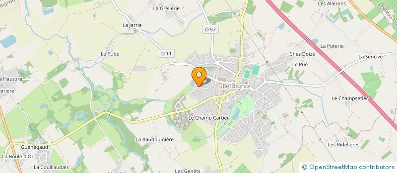 localisation de l'entreprise CGM COUVERTURE  MONTBERT