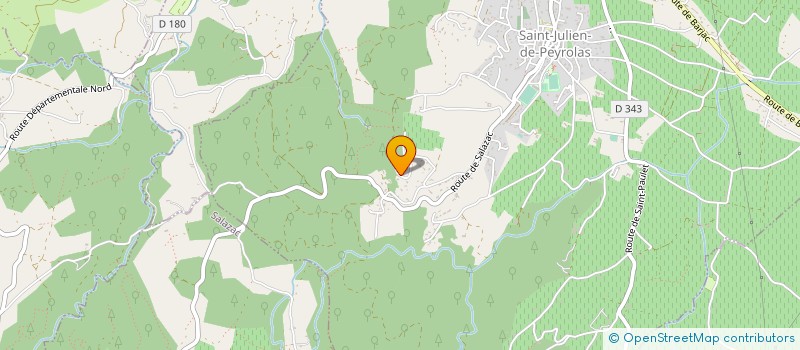 localisation de l'entreprise CGM IMMOBILIER  SAINT-JULIEN-DE-PEYROLAS