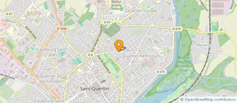 localisation de l'entreprise CGM ROOSEVELT  SAINT-QUENTIN