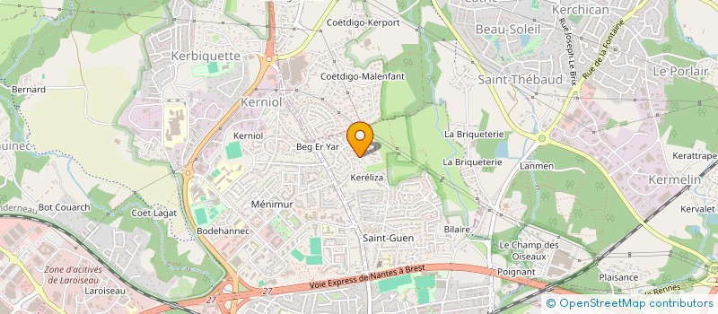localisation de l'entreprise CGM222 à VANNES