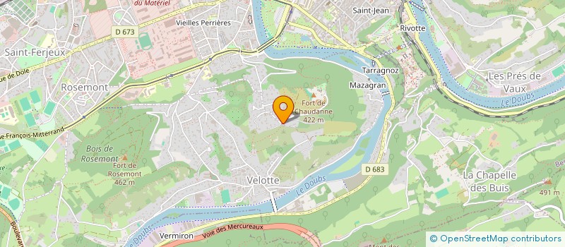 localisation de l'entreprise CGMB  BESANCON