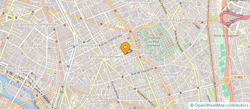 localisation de l'entreprise CGMG à PARIS