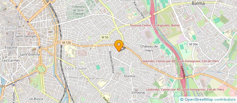 localisation de l'entreprise CGMH DEVELOPPEMENT  TOULOUSE